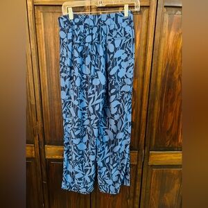 Talbots Navy‎ and Black Patterned Pants